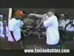 Eminem at Scribble Jam rap battle 1997